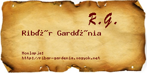 Ribár Gardénia névjegykártya